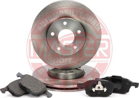 MASTER-SPORT 202501170 - Комплект гальм, дисковий гальмівний механізм autocars.com.ua