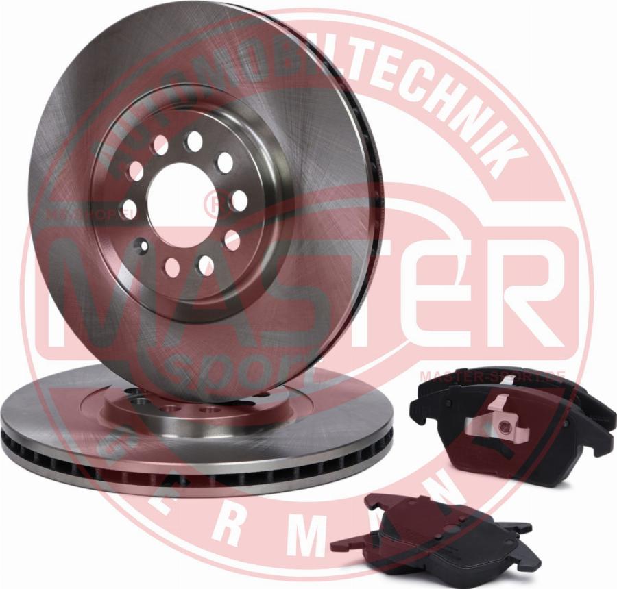 MASTER-SPORT 202501230 - Комплект гальм, дисковий гальмівний механізм autocars.com.ua