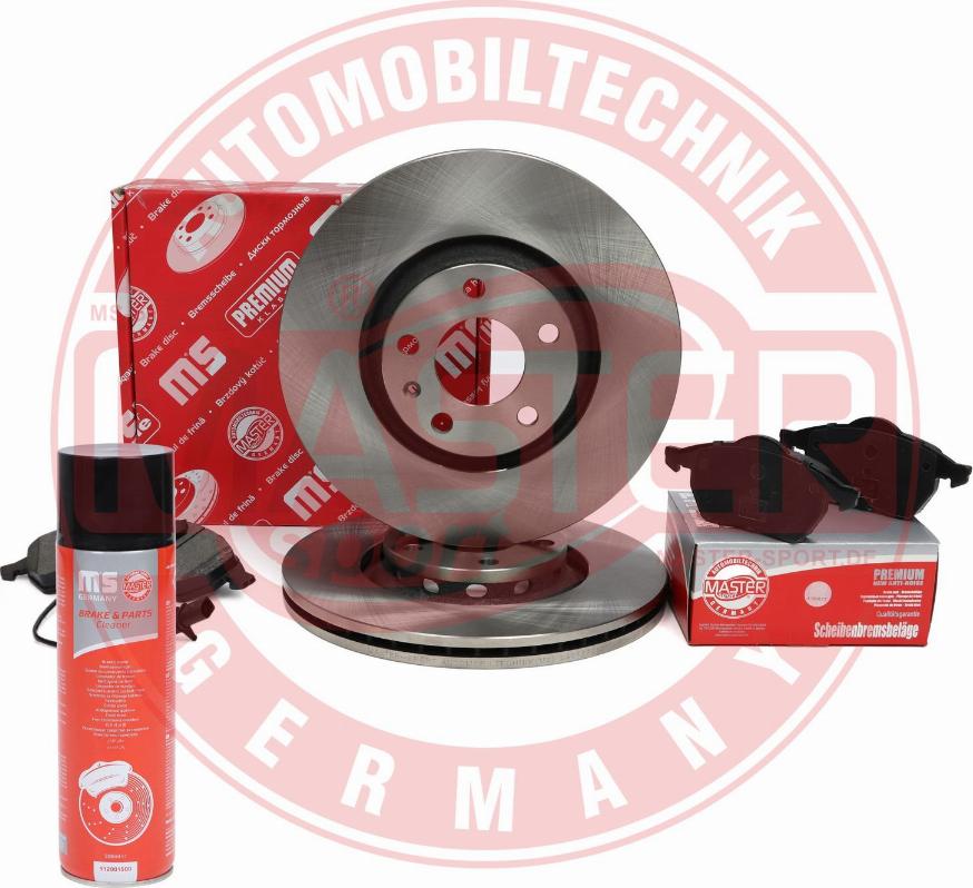 MASTER-SPORT 202501370P - Комплект гальм, дисковий гальмівний механізм autocars.com.ua