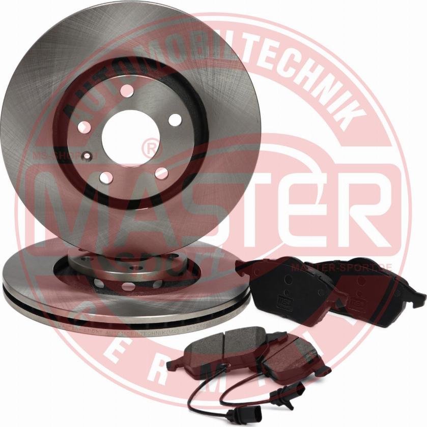 MASTER-SPORT 202501370 - Комплект гальм, дисковий гальмівний механізм autocars.com.ua