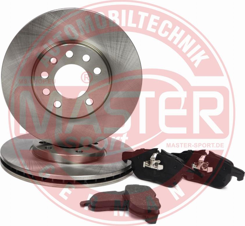 MASTER-SPORT 202501410 - Комплект гальм, дисковий гальмівний механізм autocars.com.ua