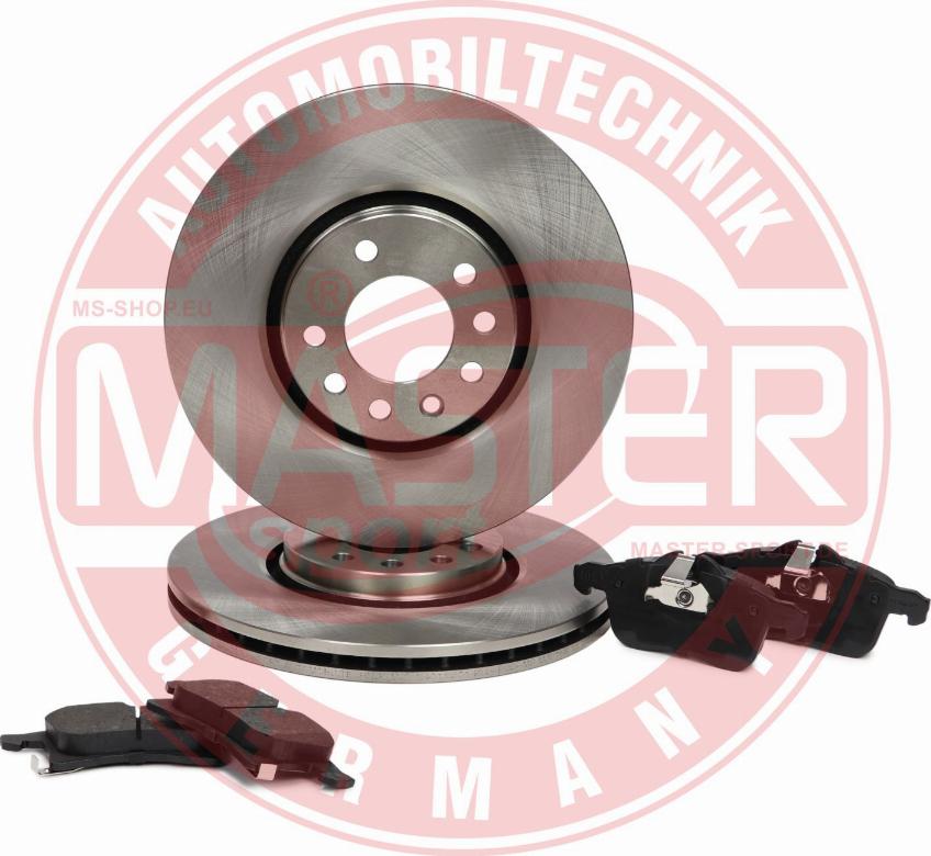 MASTER-SPORT 202501420 - Комплект гальм, дисковий гальмівний механізм autocars.com.ua