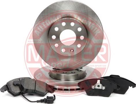 MASTER-SPORT 202501450 - Комплект гальм, дисковий гальмівний механізм autocars.com.ua