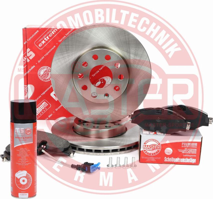 MASTER-SPORT 202501451P - Комплект гальм, дисковий гальмівний механізм autocars.com.ua