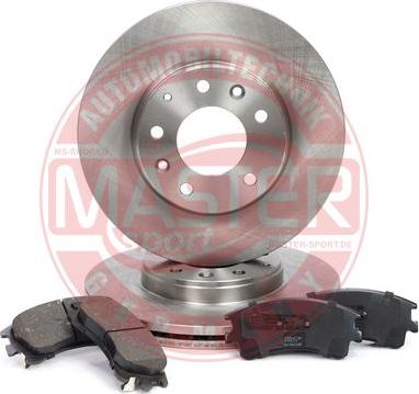 MASTER-SPORT 202501470 - Комплект гальм, дисковий гальмівний механізм autocars.com.ua