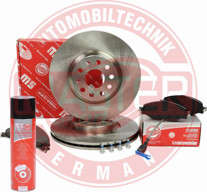 MASTER-SPORT 202501580P - Комплект гальм, дисковий гальмівний механізм autocars.com.ua
