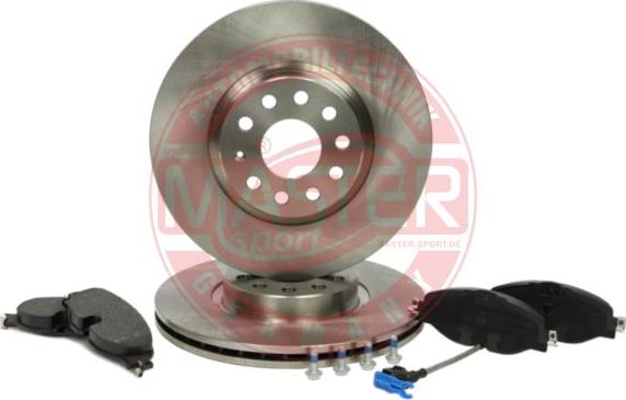 MASTER-SPORT 202501580 - Комплект гальм, дисковий гальмівний механізм autocars.com.ua