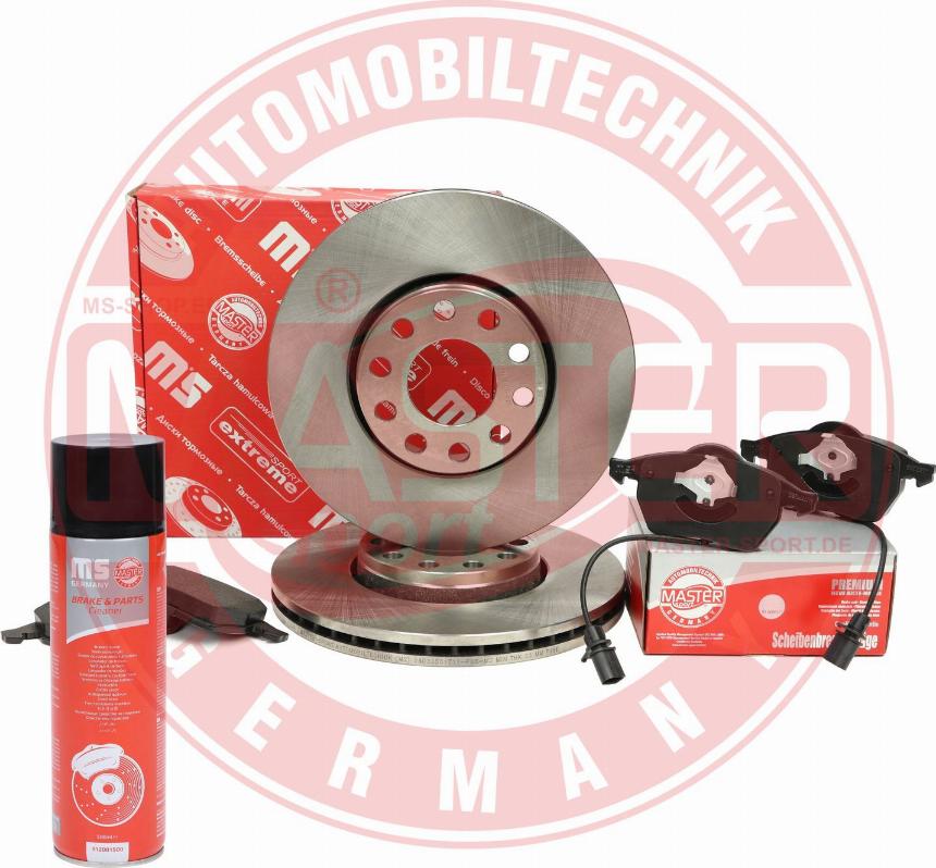 MASTER-SPORT 202501711P - Комплект гальм, дисковий гальмівний механізм autocars.com.ua