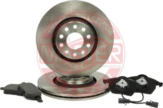 MASTER-SPORT 202501720 - Комплект гальм, дисковий гальмівний механізм autocars.com.ua