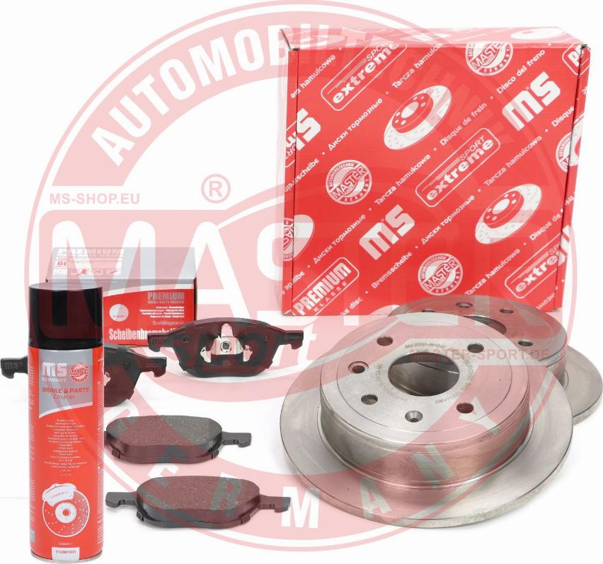 MASTER-SPORT 202501990P - Комплект гальм, дисковий гальмівний механізм autocars.com.ua