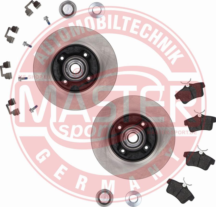 MASTER-SPORT 202513871 - Комплект гальм, дисковий гальмівний механізм autocars.com.ua