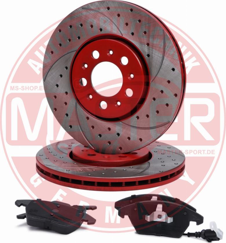 MASTER-SPORT 202521131 - Комплект гальм, дисковий гальмівний механізм autocars.com.ua