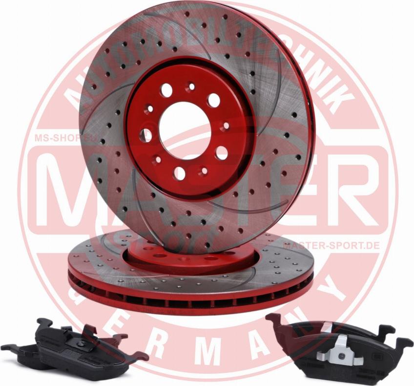 MASTER-SPORT 202521133 - Комплект гальм, дисковий гальмівний механізм autocars.com.ua
