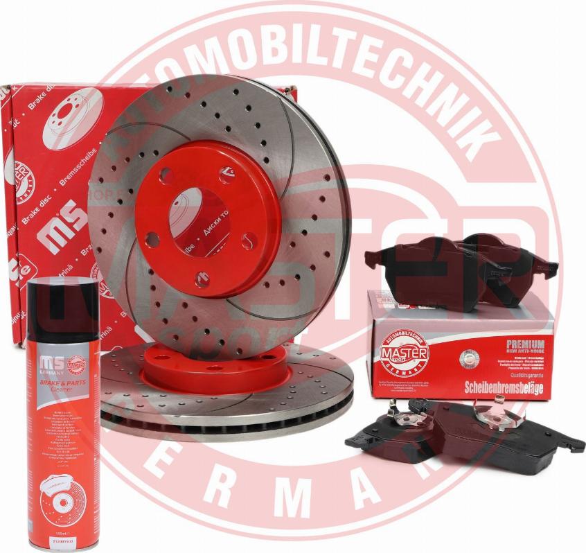MASTER-SPORT 202521150P - Комплект гальм, дисковий гальмівний механізм autocars.com.ua