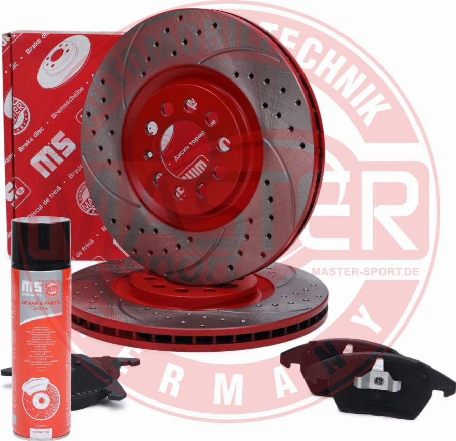 MASTER-SPORT 202521230P - Комплект гальм, дисковий гальмівний механізм autocars.com.ua
