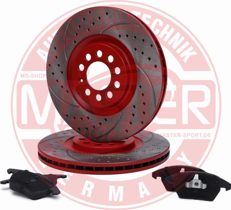 MASTER-SPORT 202521230 - Комплект гальм, дисковий гальмівний механізм autocars.com.ua