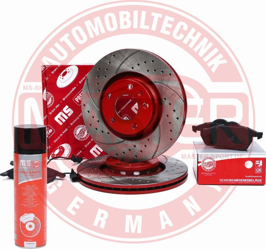 MASTER-SPORT 202521370P - Комплект гальм, дисковий гальмівний механізм autocars.com.ua