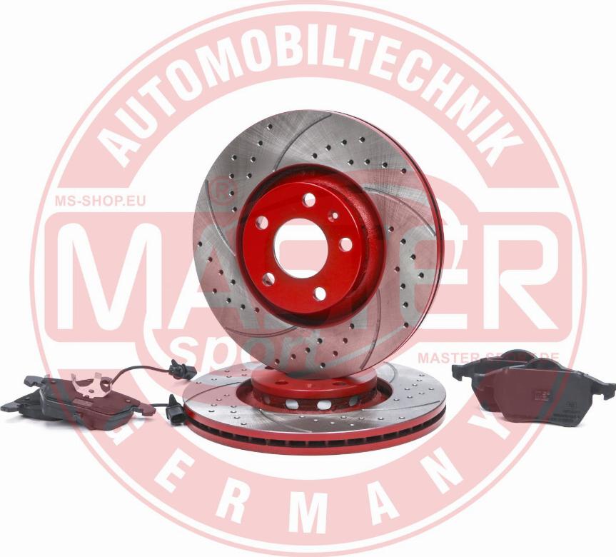 MASTER-SPORT 202521370 - Комплект гальм, дисковий гальмівний механізм autocars.com.ua