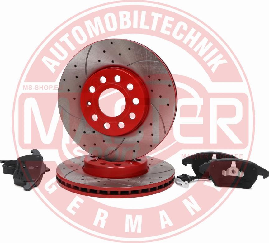 MASTER-SPORT 202521450 - Комплект гальм, дисковий гальмівний механізм autocars.com.ua