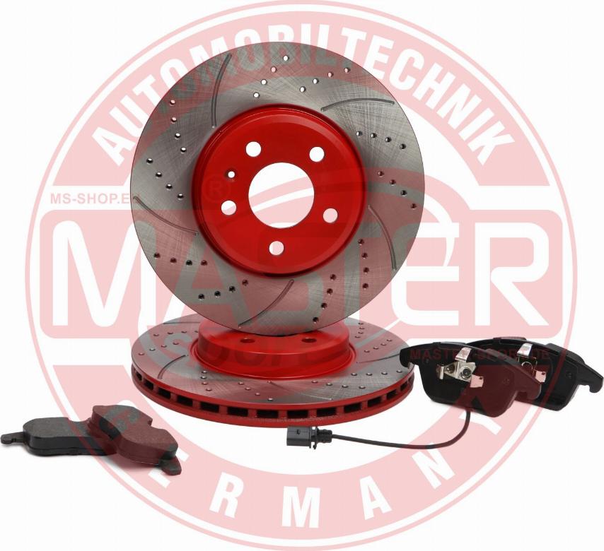 MASTER-SPORT 202521840 - Комплект гальм, дисковий гальмівний механізм autocars.com.ua