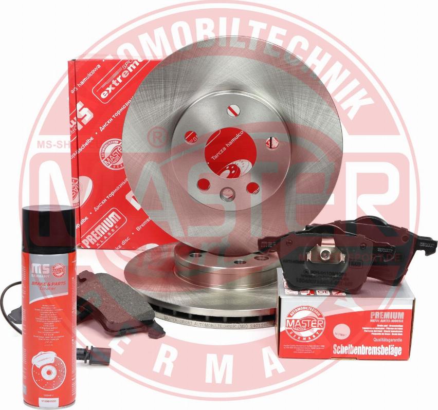 MASTER-SPORT 202601150P - Комплект гальм, дисковий гальмівний механізм autocars.com.ua