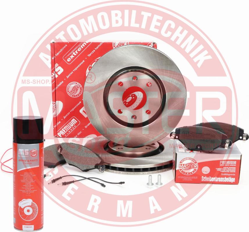 MASTER-SPORT 202601202P - Комплект гальм, дисковий гальмівний механізм autocars.com.ua