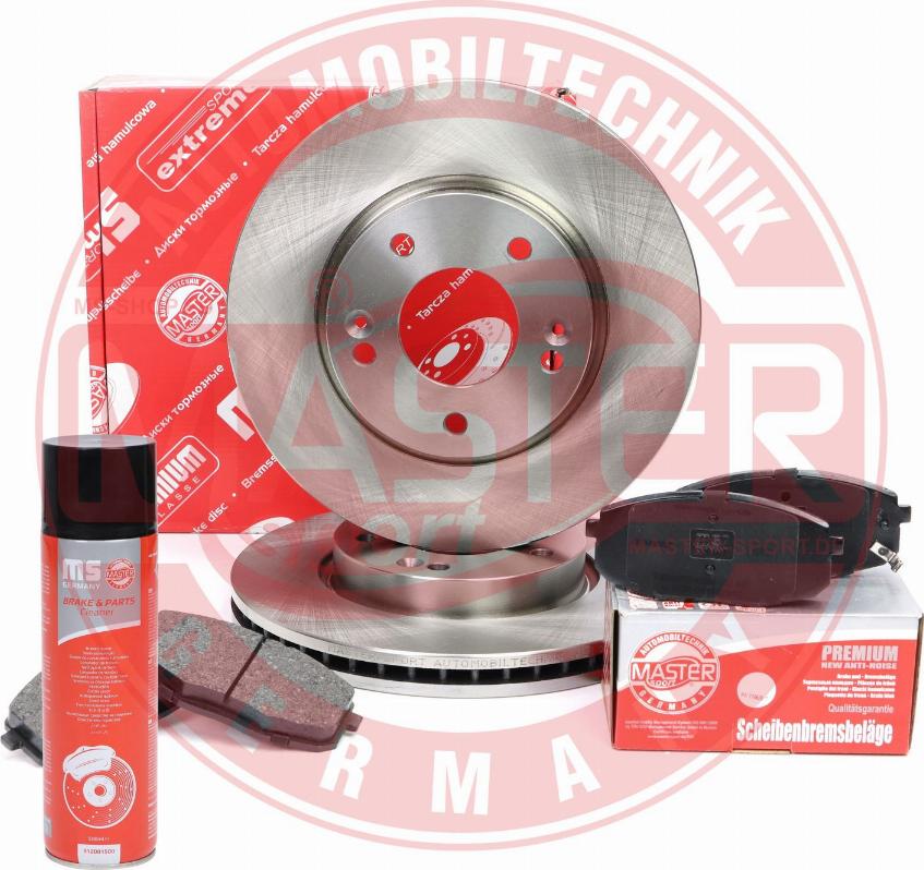 MASTER-SPORT 202601500P - Комплект гальм, дисковий гальмівний механізм autocars.com.ua