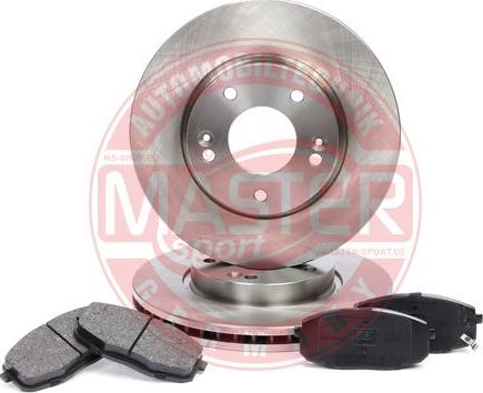 MASTER-SPORT 202601500 - Комплект гальм, дисковий гальмівний механізм autocars.com.ua