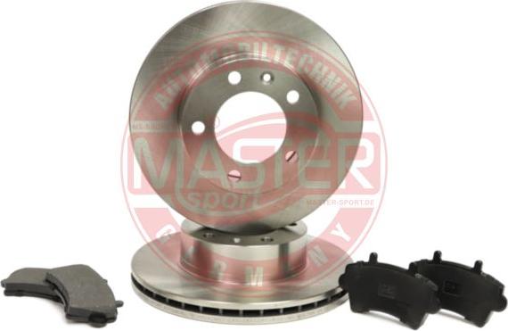 MASTER-SPORT 202801290 - Комплект гальм, дисковий гальмівний механізм autocars.com.ua