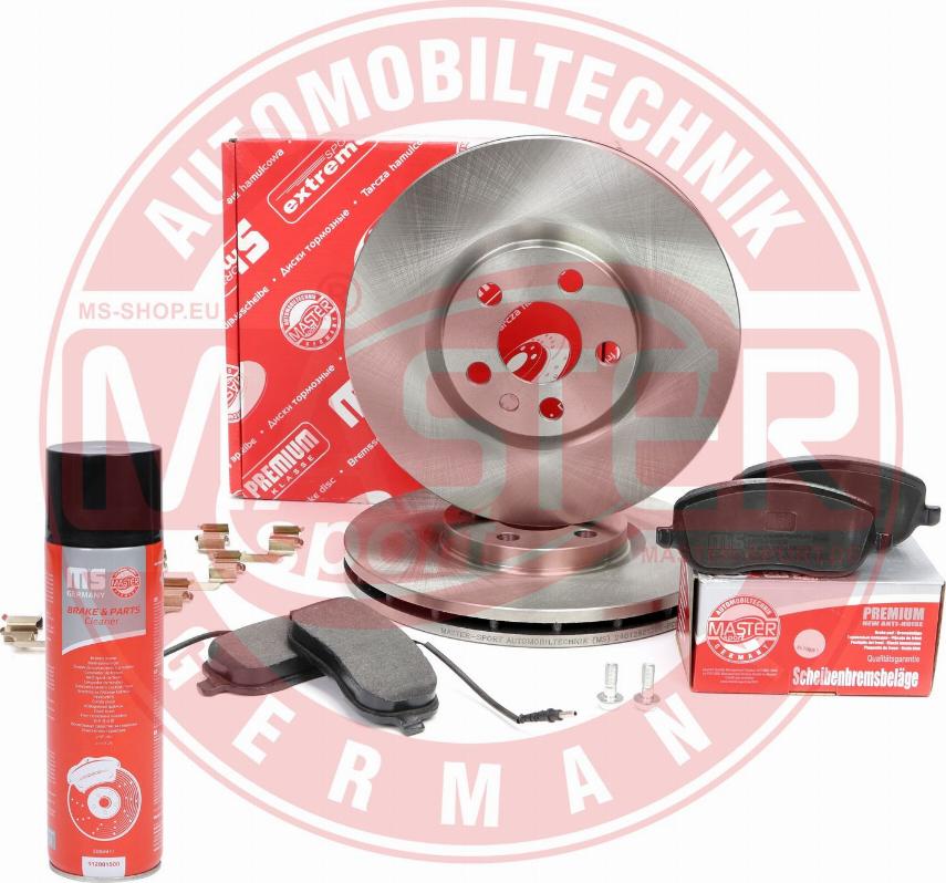 MASTER-SPORT 202801360P - Комплект гальм, дисковий гальмівний механізм autocars.com.ua