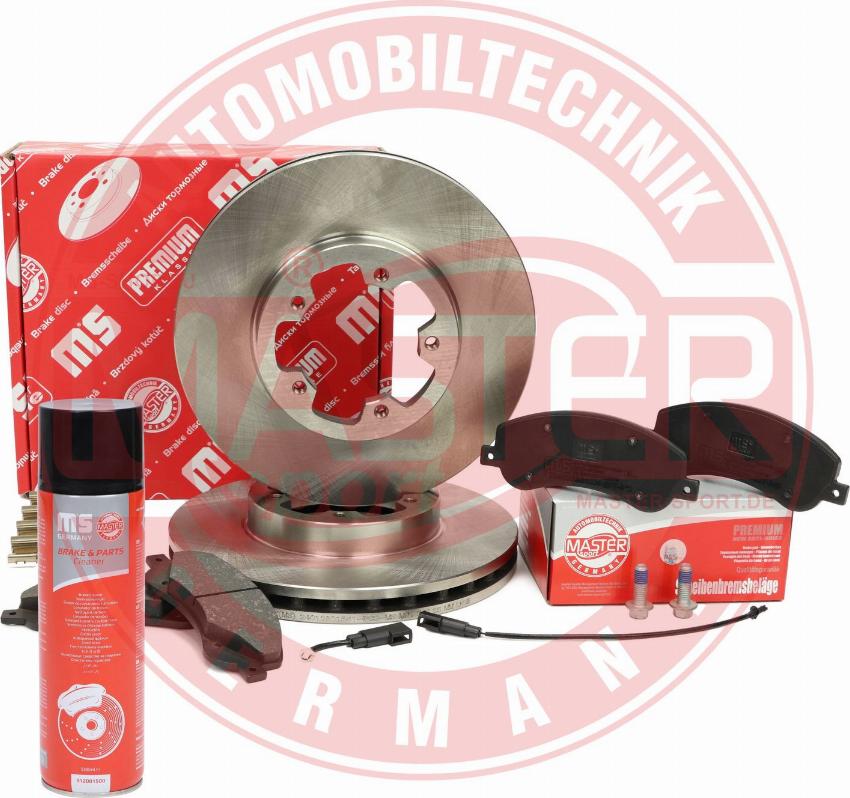 MASTER-SPORT 202801560P - Комплект гальм, дисковий гальмівний механізм autocars.com.ua