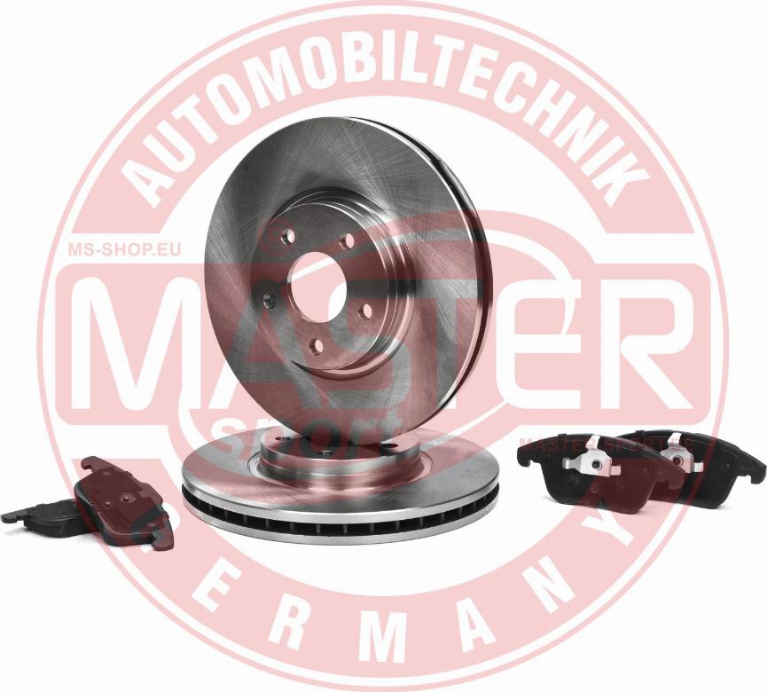MASTER-SPORT 202802500 - Комплект гальм, дисковий гальмівний механізм autocars.com.ua