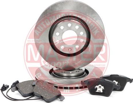 MASTER-SPORT 203001130 - Комплект гальм, дисковий гальмівний механізм autocars.com.ua