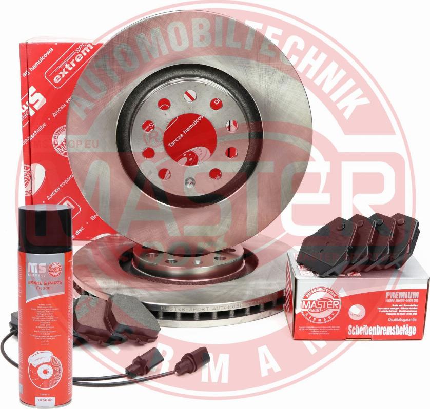 MASTER-SPORT 203001131P - Комплект гальм, дисковий гальмівний механізм autocars.com.ua
