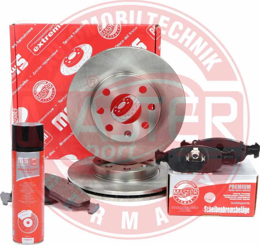 MASTER-SPORT 203001150P - Комплект гальм, дисковий гальмівний механізм autocars.com.ua
