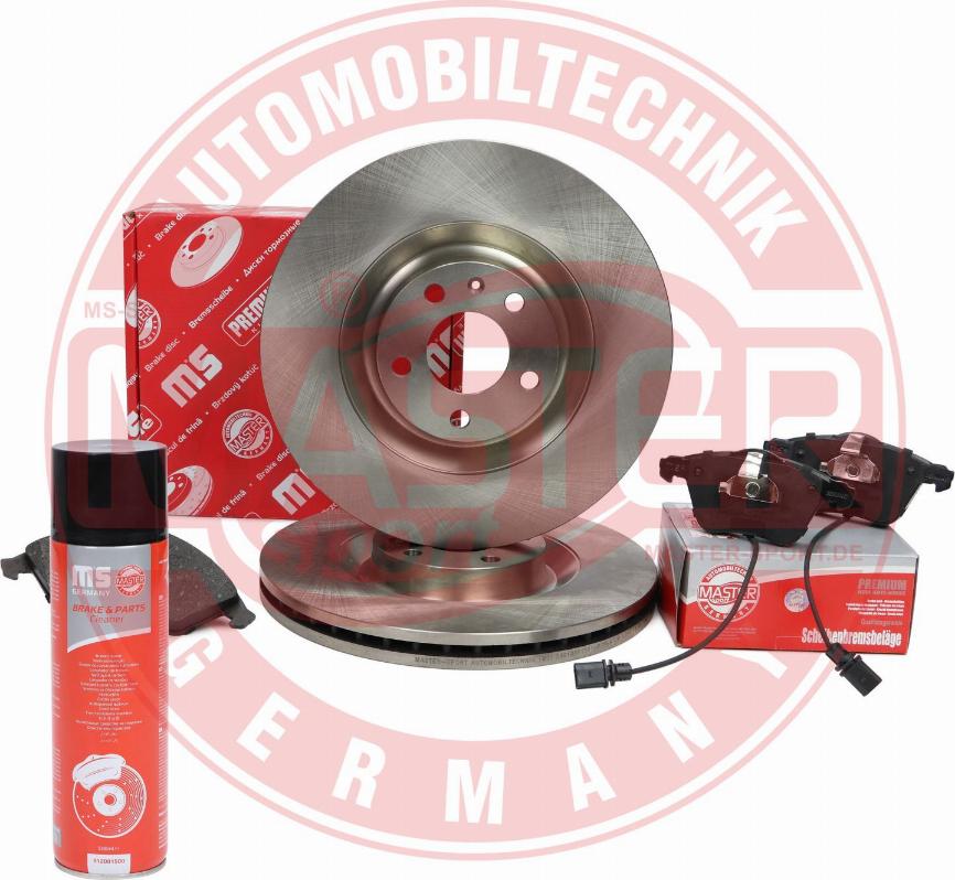 MASTER-SPORT 203001190P - Комплект гальм, дисковий гальмівний механізм autocars.com.ua