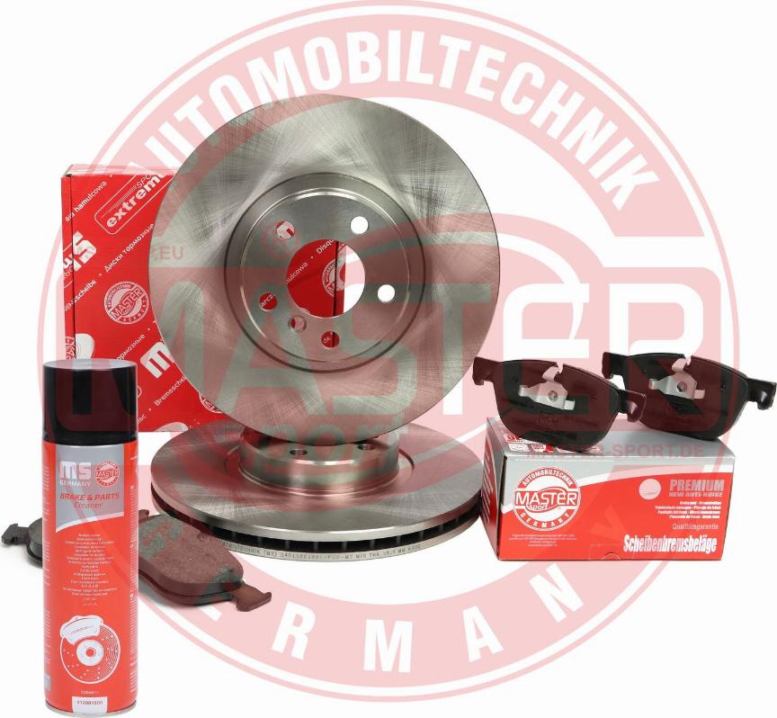 MASTER-SPORT 203001990P - Комплект гальм, дисковий гальмівний механізм autocars.com.ua
