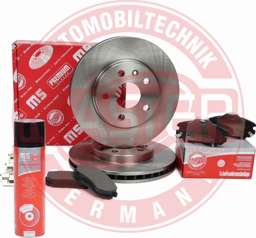 MASTER-SPORT 203002070P - Комплект гальм, дисковий гальмівний механізм autocars.com.ua