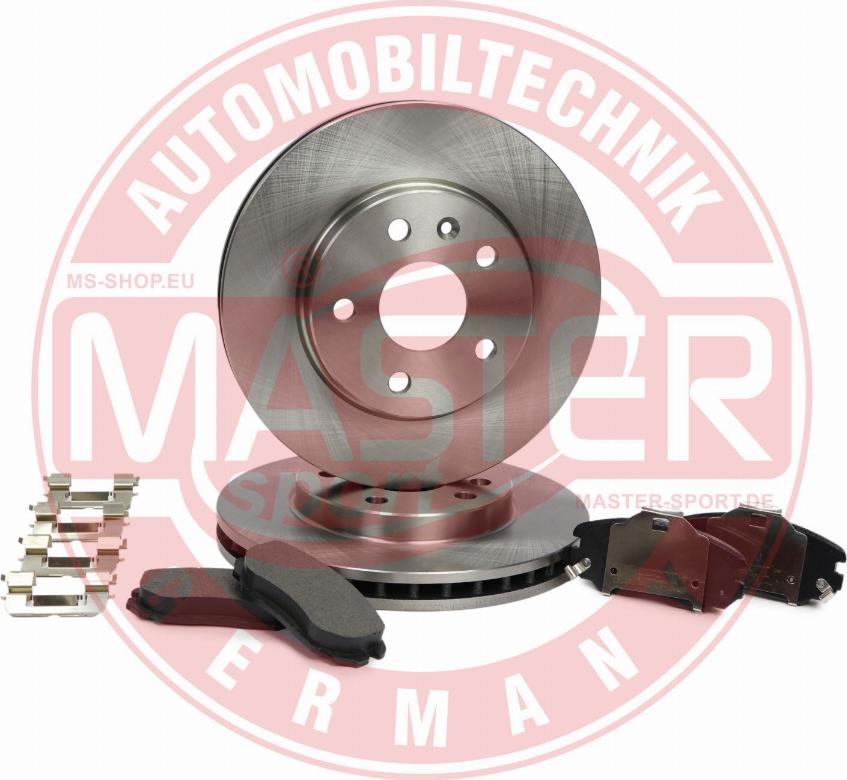 MASTER-SPORT 203002070 - Комплект гальм, дисковий гальмівний механізм autocars.com.ua