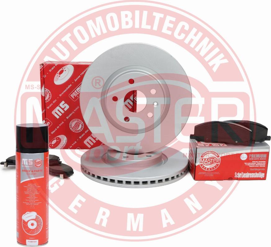 MASTER-SPORT 203002080P - Комплект гальм, дисковий гальмівний механізм autocars.com.ua