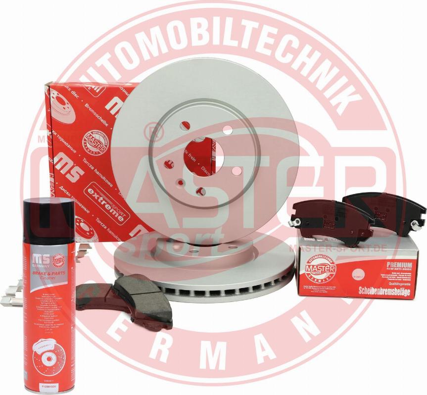 MASTER-SPORT 203002090P - Комплект гальм, дисковий гальмівний механізм autocars.com.ua
