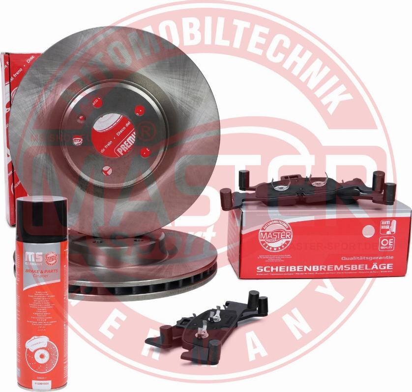 MASTER-SPORT 203002450P - Комплект гальм, дисковий гальмівний механізм autocars.com.ua