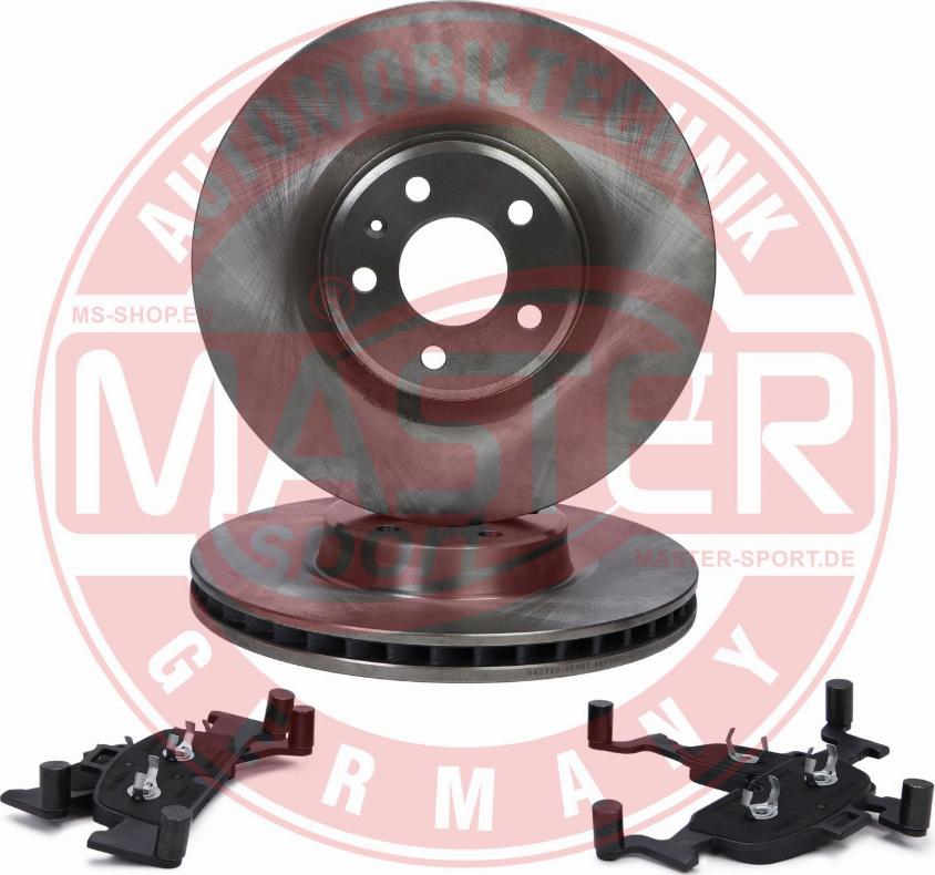 MASTER-SPORT 203002450 - Комплект гальм, дисковий гальмівний механізм autocars.com.ua