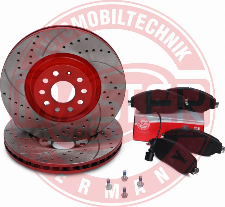 MASTER-SPORT 203022250 - Комплект гальм, дисковий гальмівний механізм autocars.com.ua