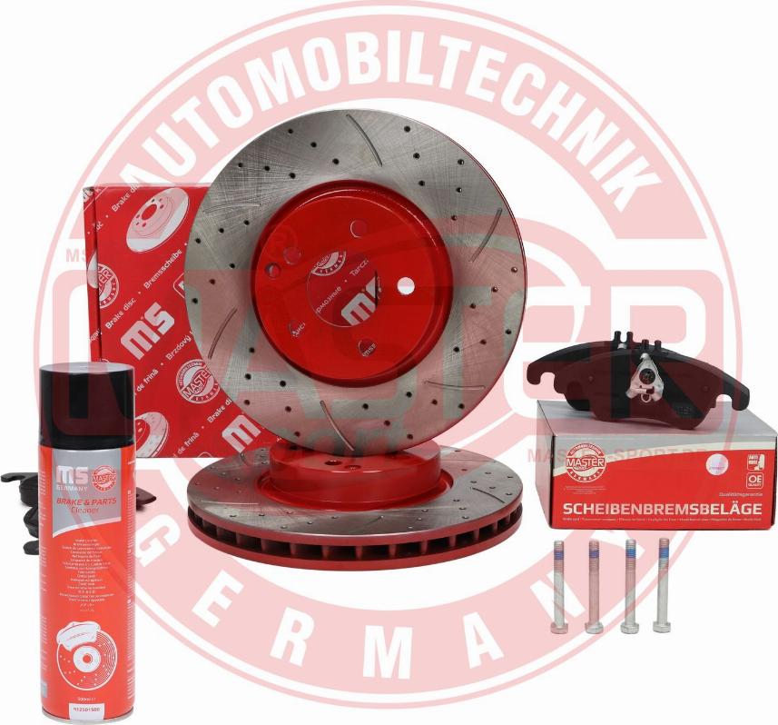 MASTER-SPORT 203221000P - Комплект гальм, дисковий гальмівний механізм autocars.com.ua