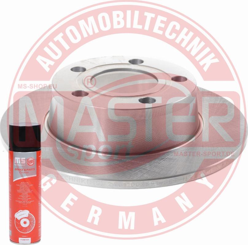 MASTER-SPORT 24011002591-PCS-MSP - Гальмівний диск autocars.com.ua