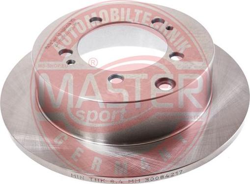 MASTER-SPORT 24011007041-PCS-MS - Гальмівний диск autocars.com.ua