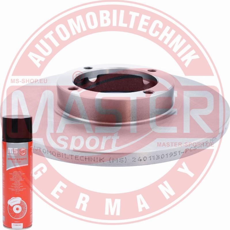 MASTER-SPORT 24011301951-PCS-MSP - Гальмівний диск autocars.com.ua