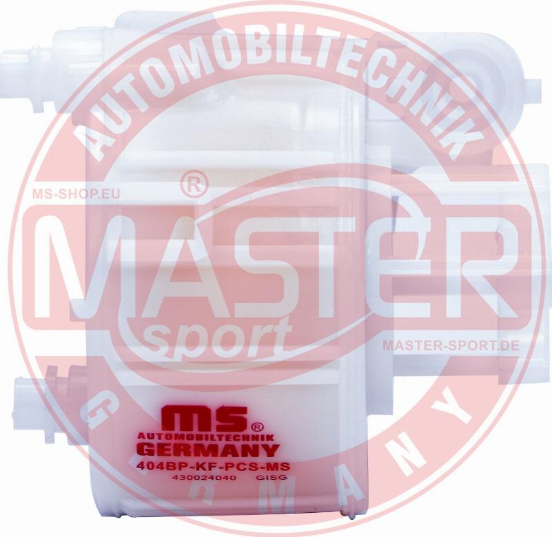 MASTER-SPORT 404BP-KF-PCS-MS - Паливний фільтр autocars.com.ua