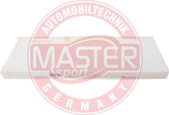 MASTER-SPORT 4151-IF-PCS-MS - Фільтр, повітря у внутрішній простір autocars.com.ua